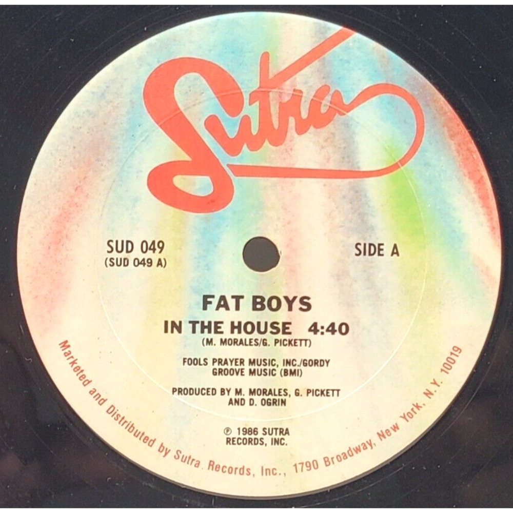 FAT BOYS - IN THE HOUSE / BREAKDOWN - HIP HOP RAP SINGLE SUTRA